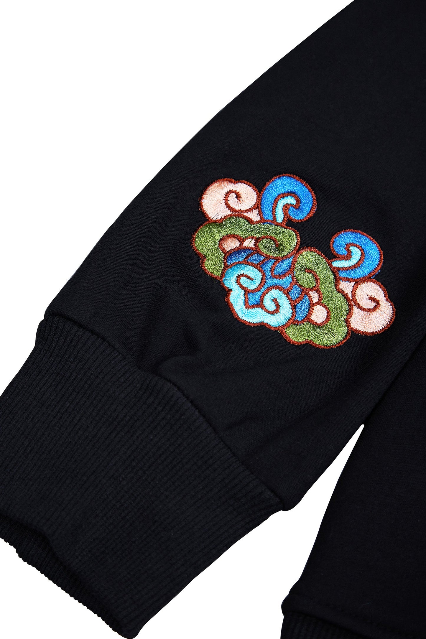 Mountains Embroidery Hoodie