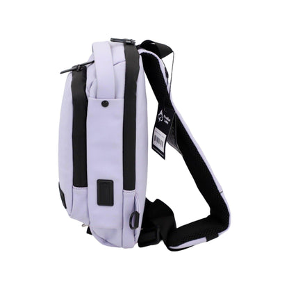 FireBar Labs Smell Proof Executive Tech Cross Body w/USB-C Fast Charge Port - Hidden Lock