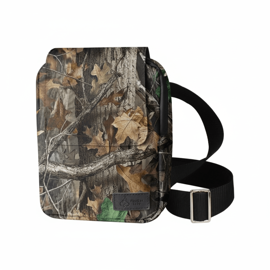 FireBar Labs Smell Proof Messenger Bag - Lockable - Hidden Lock