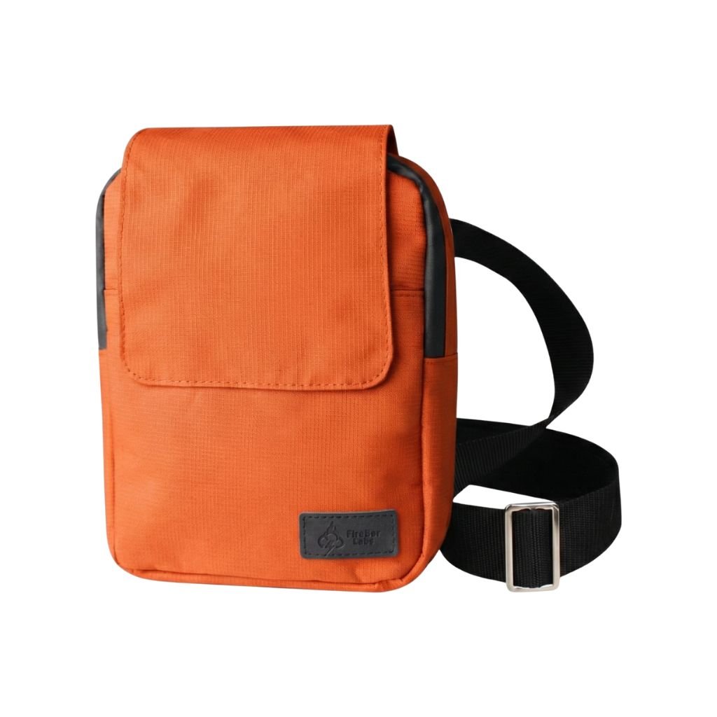FireBar Labs Smell Proof Messenger Bag - Lockable - Hidden Lock
