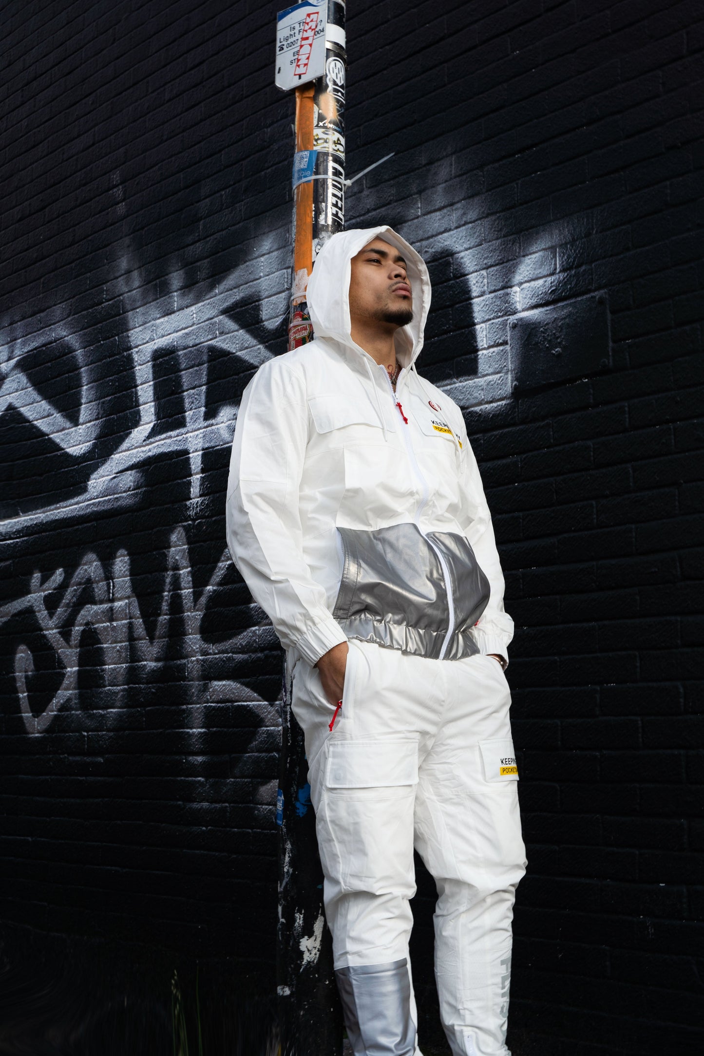 Happy Pockets Windbreaker Zip-Up Jacket