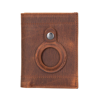 Glendo Apple AirTag Slot Leather Wallet | Handcrafted