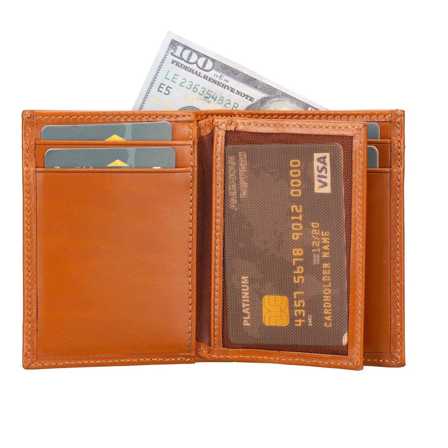 Glendo Apple AirTag Slot Leather Wallet | Handcrafted