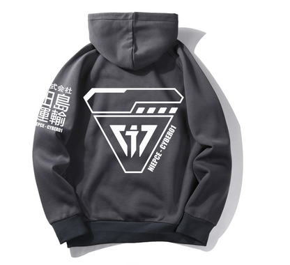 Cyber01 Hoodie | Grey