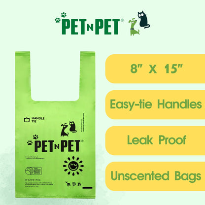 Handle Tie Dog Poop Bags 200