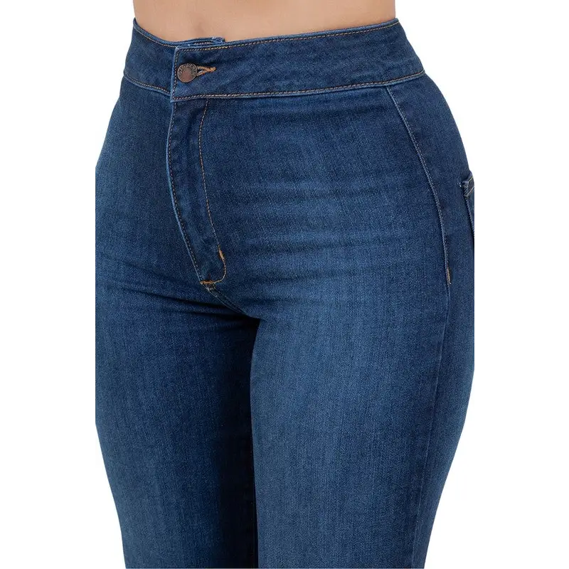 Harley Wide Leg Dark Blue Denim.