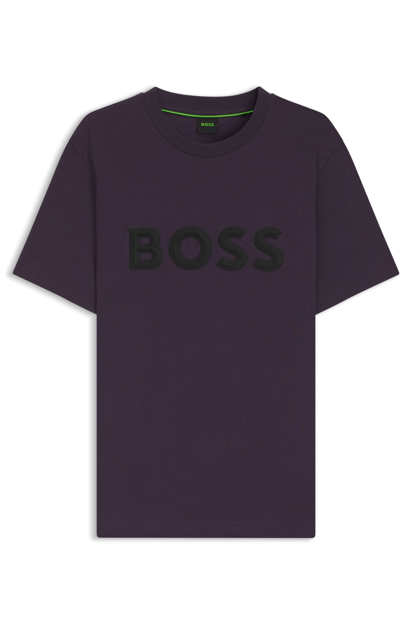 Green Iconic Zone Tee | Dark Purple