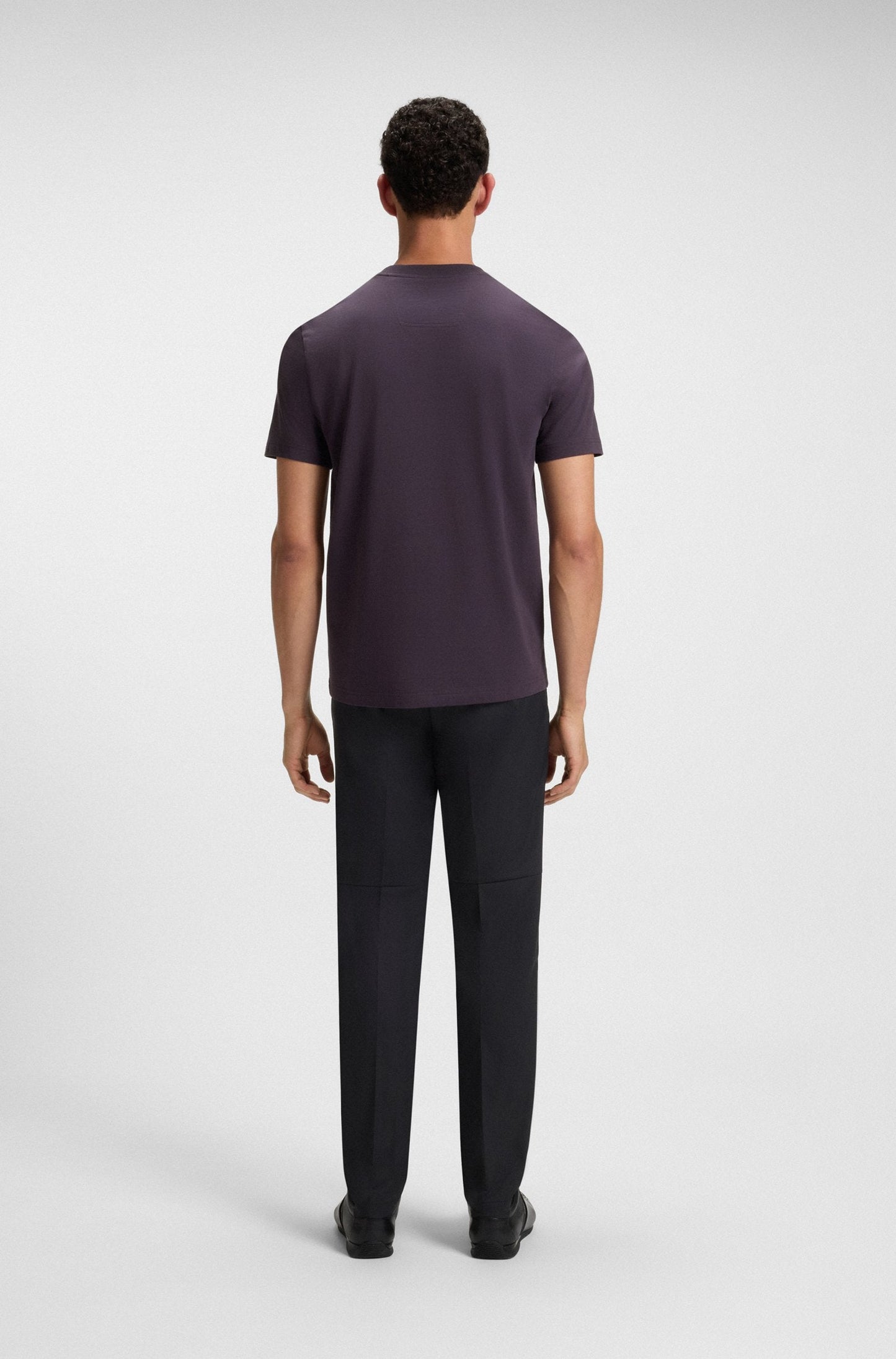 Green Iconic Zone Tee | Dark Purple