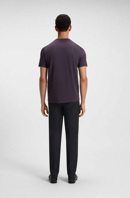 Green Iconic Zone Tee | Dark Purple