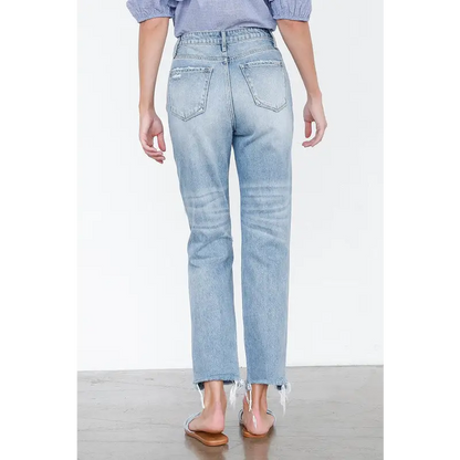 High Rise Mom Jeans.