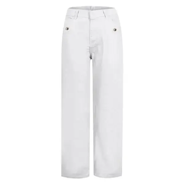 High Waist Jeans with Pockets.