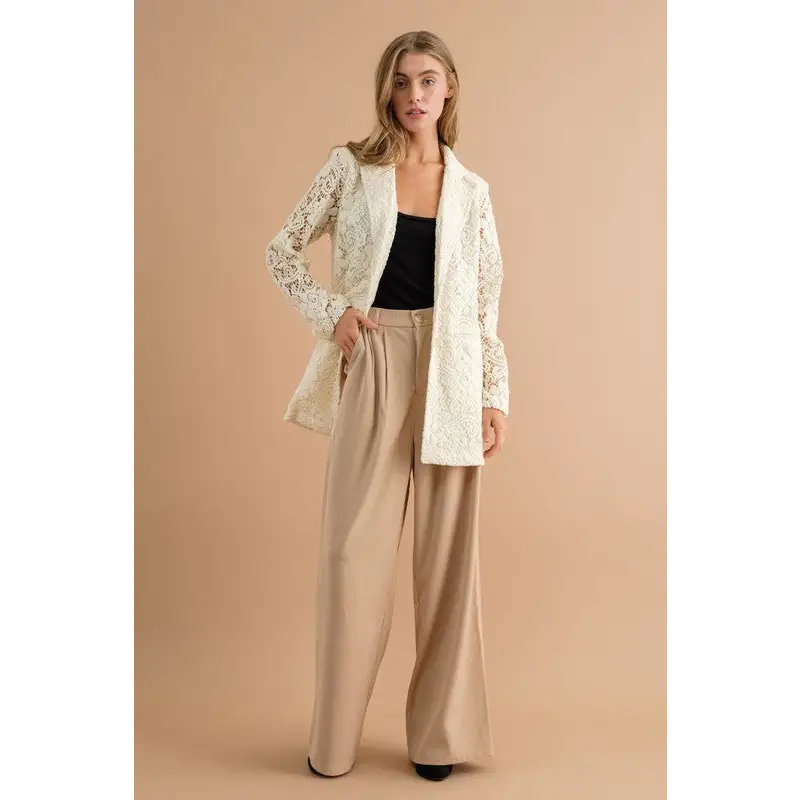 High Waisted Wide Pants.