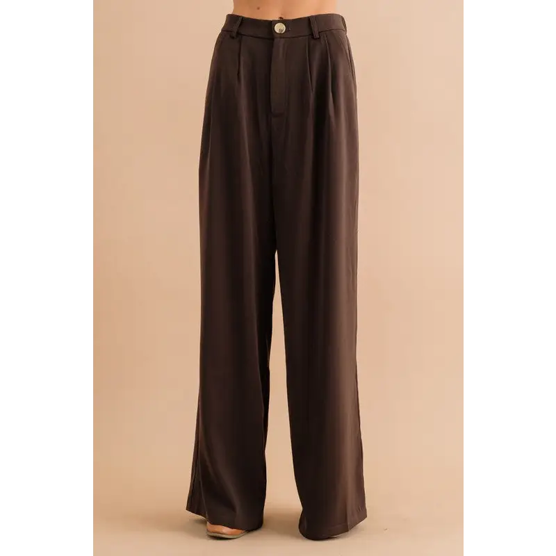 High Waisted Wide Pants.