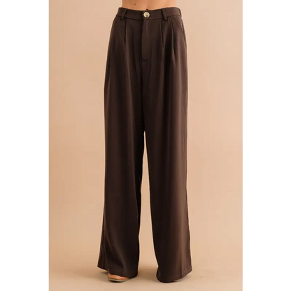 High Waisted Wide Pants.