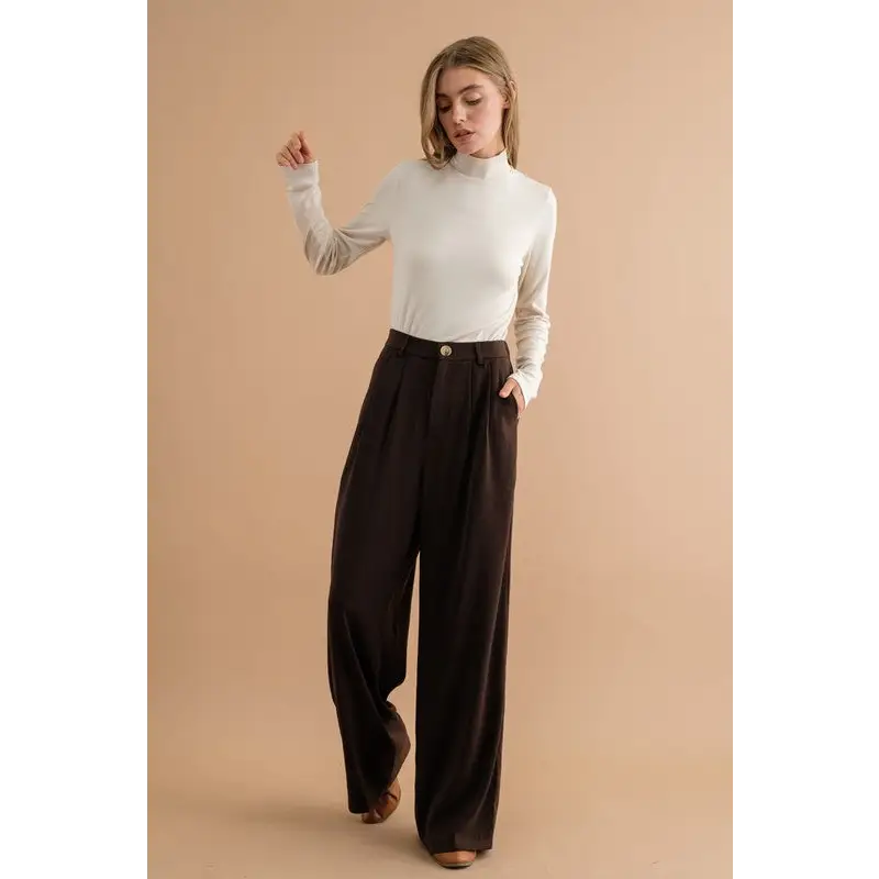 High Waisted Wide Pants.