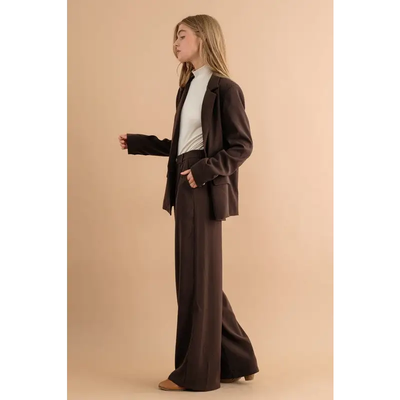 High Waisted Wide Pants.