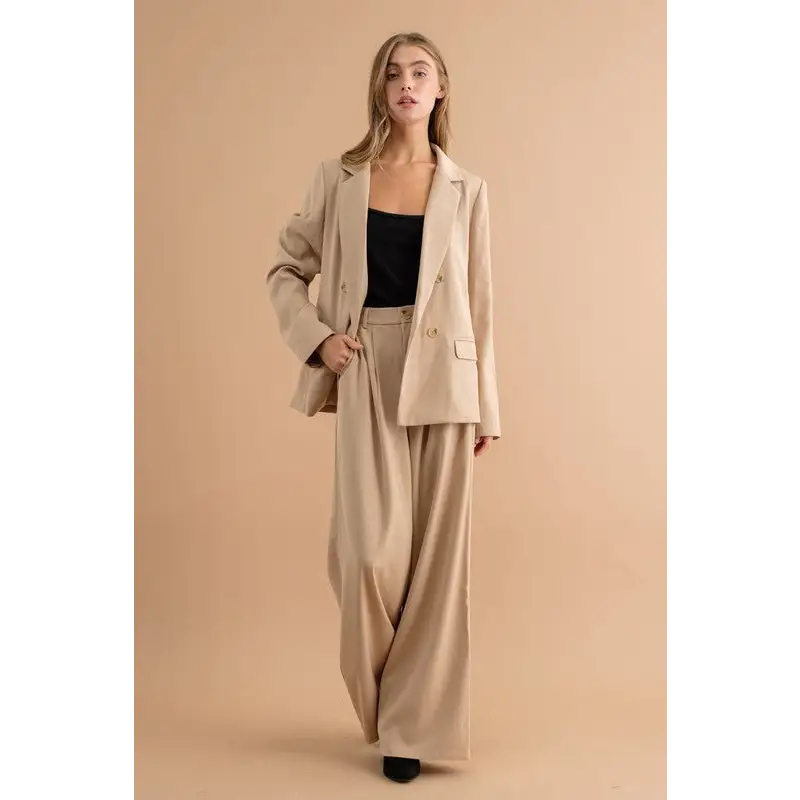 High Waisted Wide Pants.