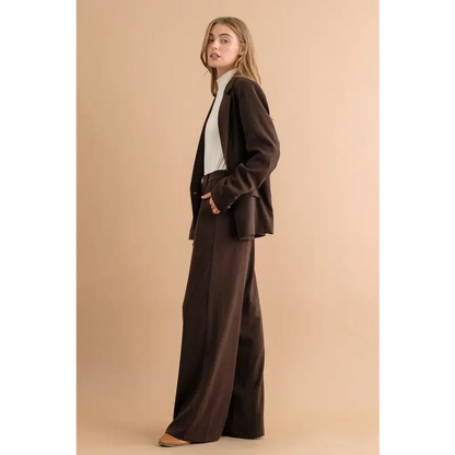 High Waisted Wide Pants.