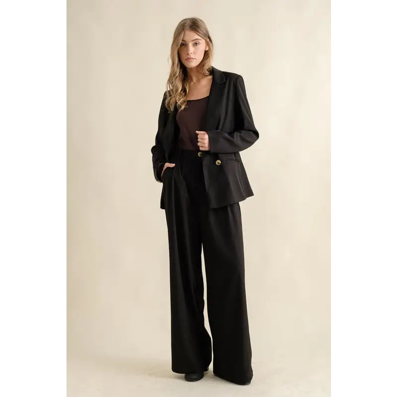 High Waisted Wide Pants.