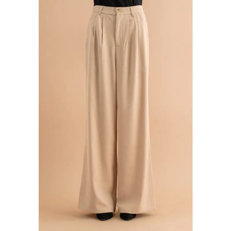 High Waisted Wide Pants.