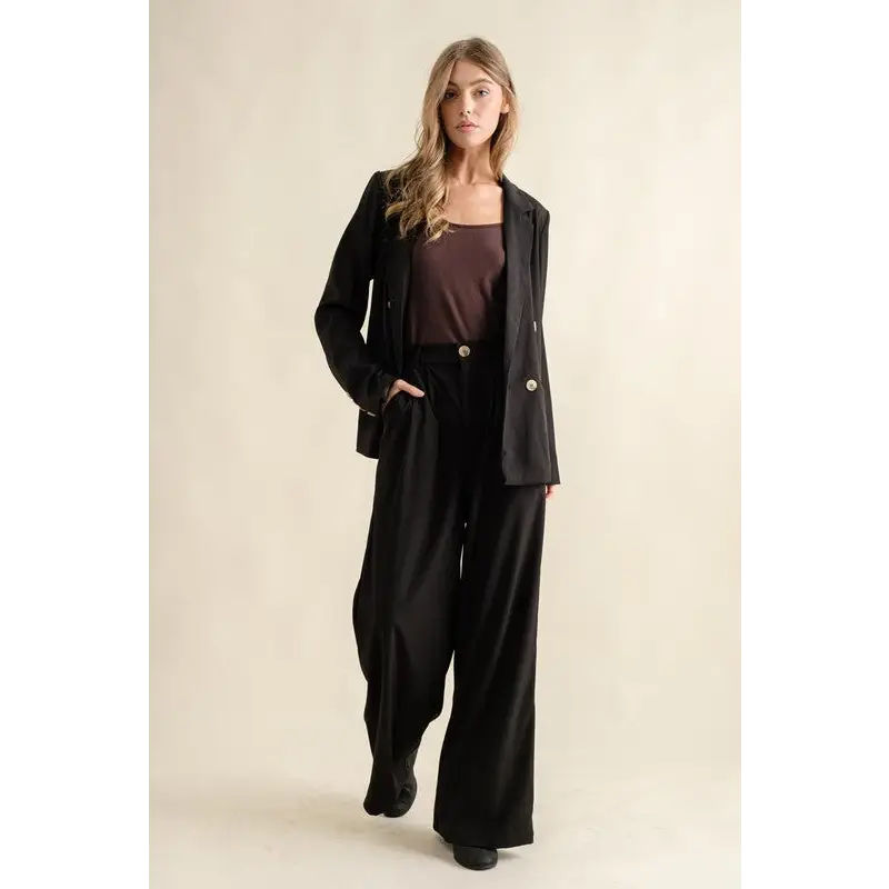 High Waisted Wide Pants.