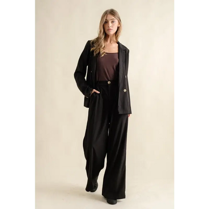 High Waisted Wide Pants.