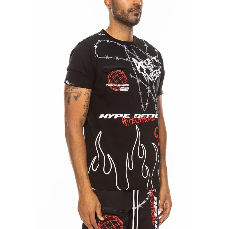 Hype Official Print T-shirt.