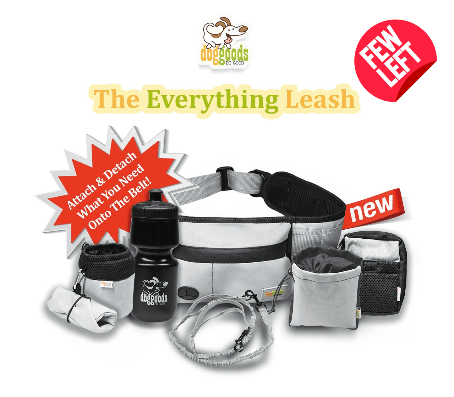 Dog Leash Fanny Pack (The Everything Leash)