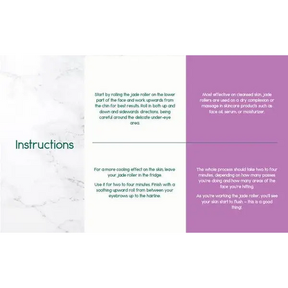 Jade Facial Roller.