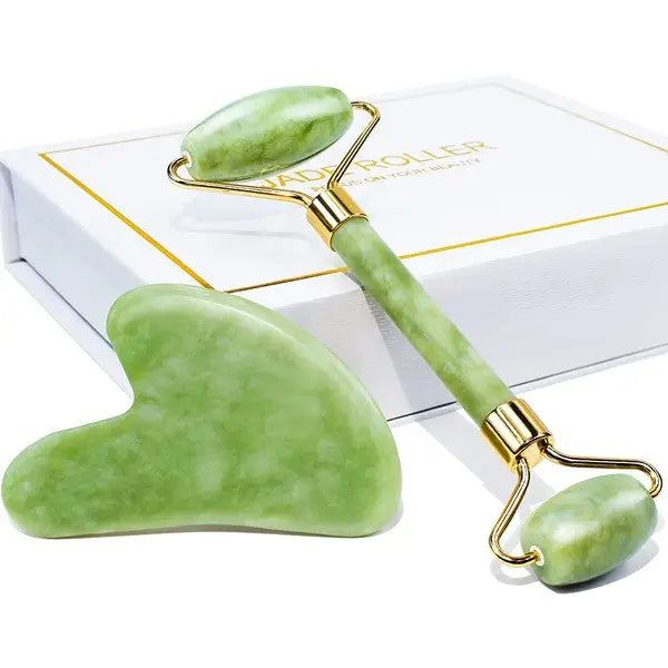 Jade Roller & Gua Sha Gift Box.
