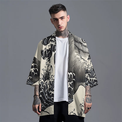 Raging Sea Kimono