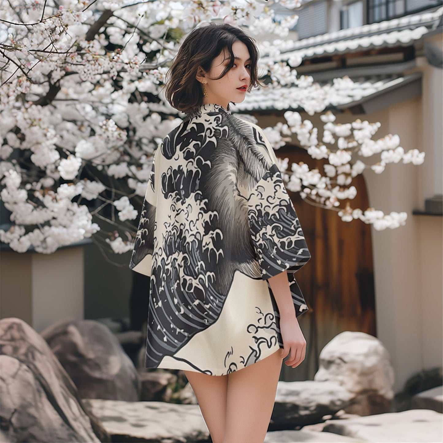 Raging Sea Kimono