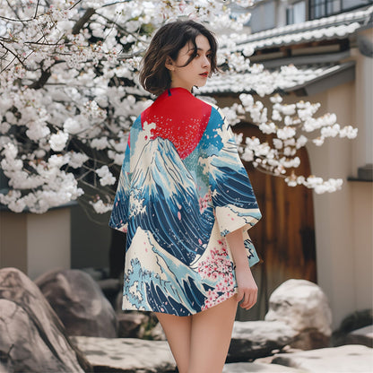 Fuji Waves Kimono