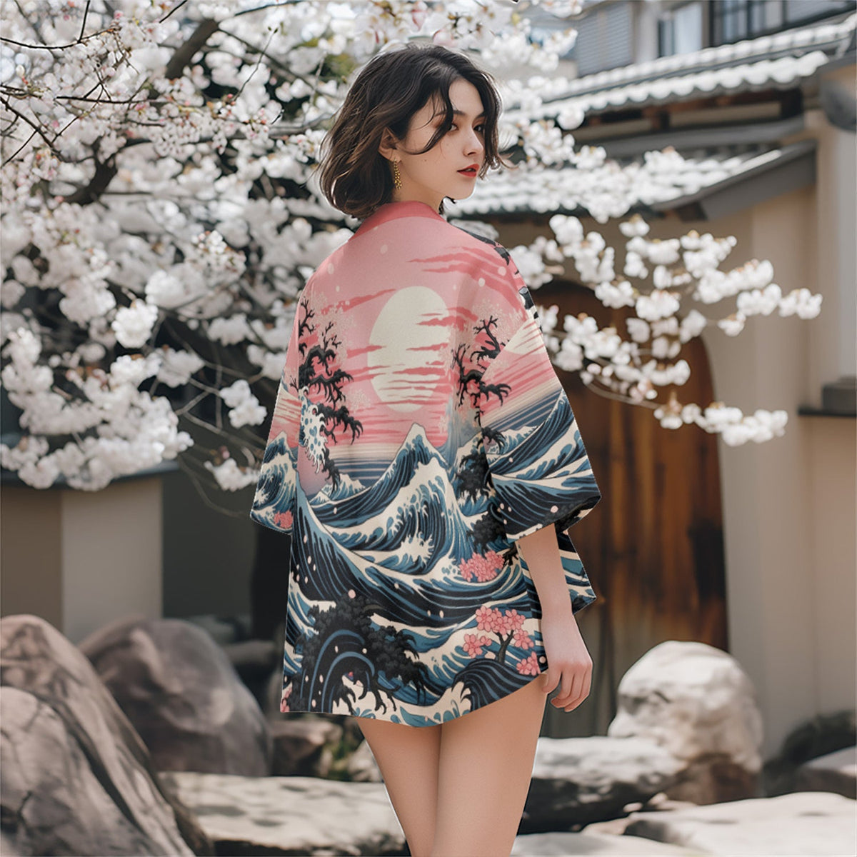 Sunset Sea Kimono