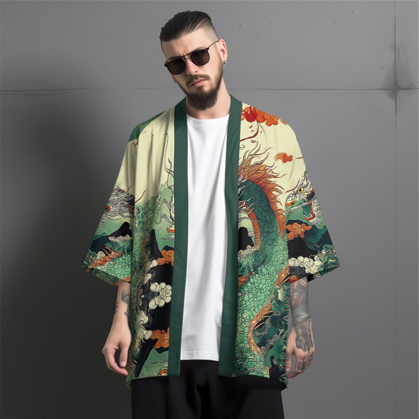 Green Dragon Kimono