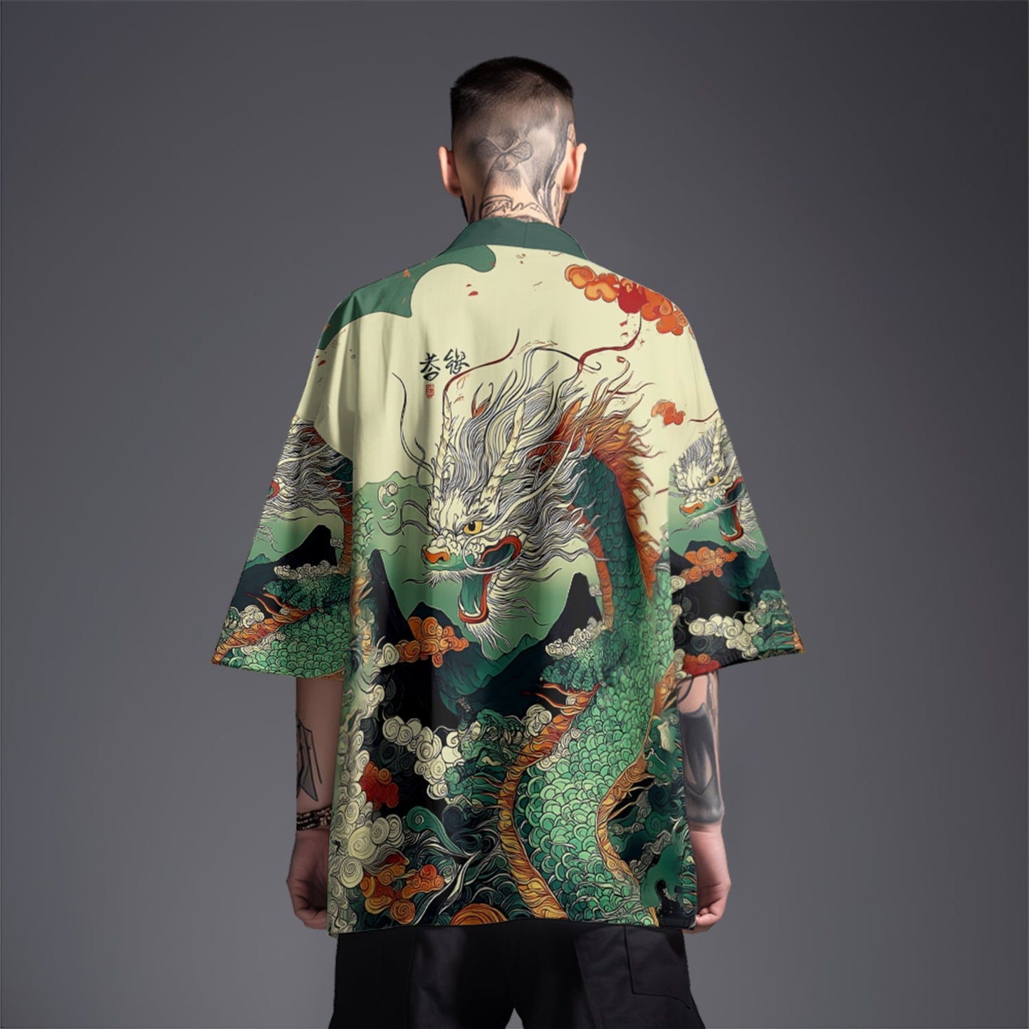 Green Dragon Kimono