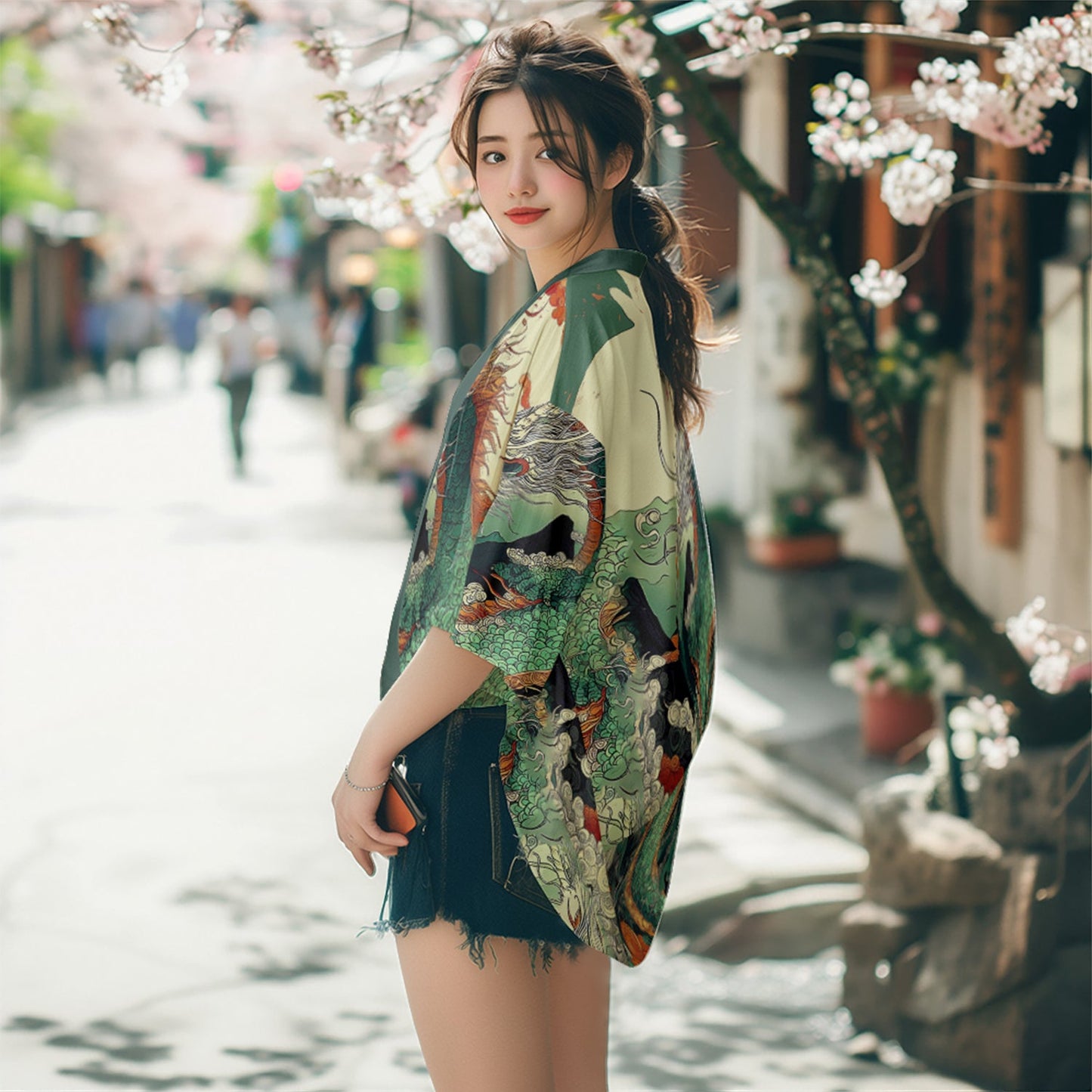 Green Dragon Kimono