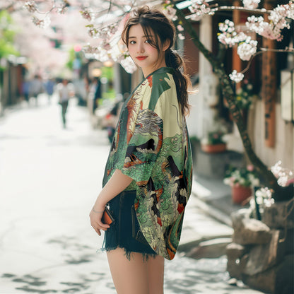 Green Dragon Kimono