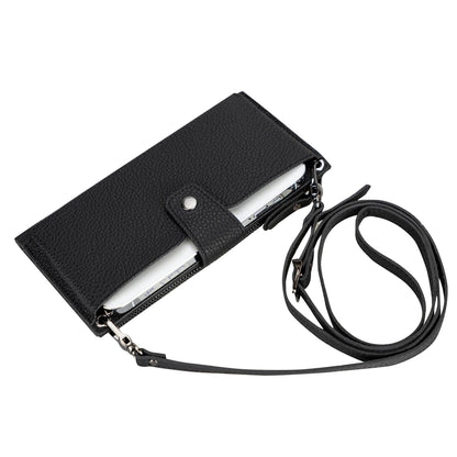 Kaycee Leather Women's Cell Phone Wallet with Strap