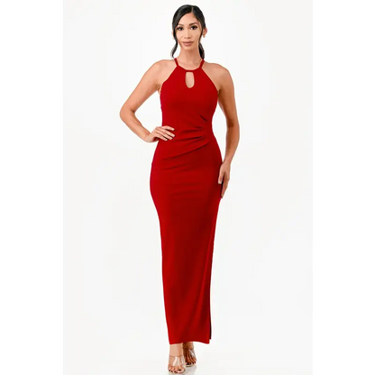 Keyhole A-Line Dress.