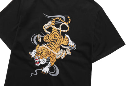 Rich Tiger Embroidery Tee