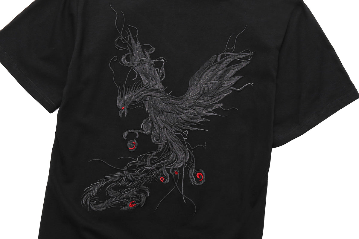 Rebirth of the Phoenix Embroidery Tee