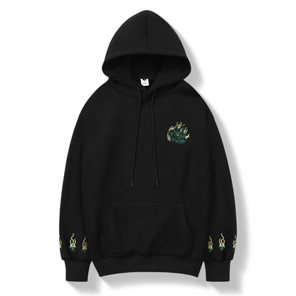 Emerald Kirin Embroidery Hoodie
