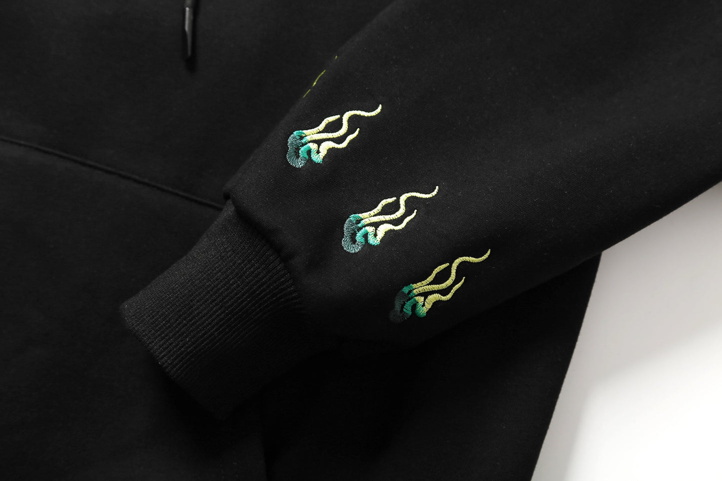 Emerald Kirin Embroidery Hoodie