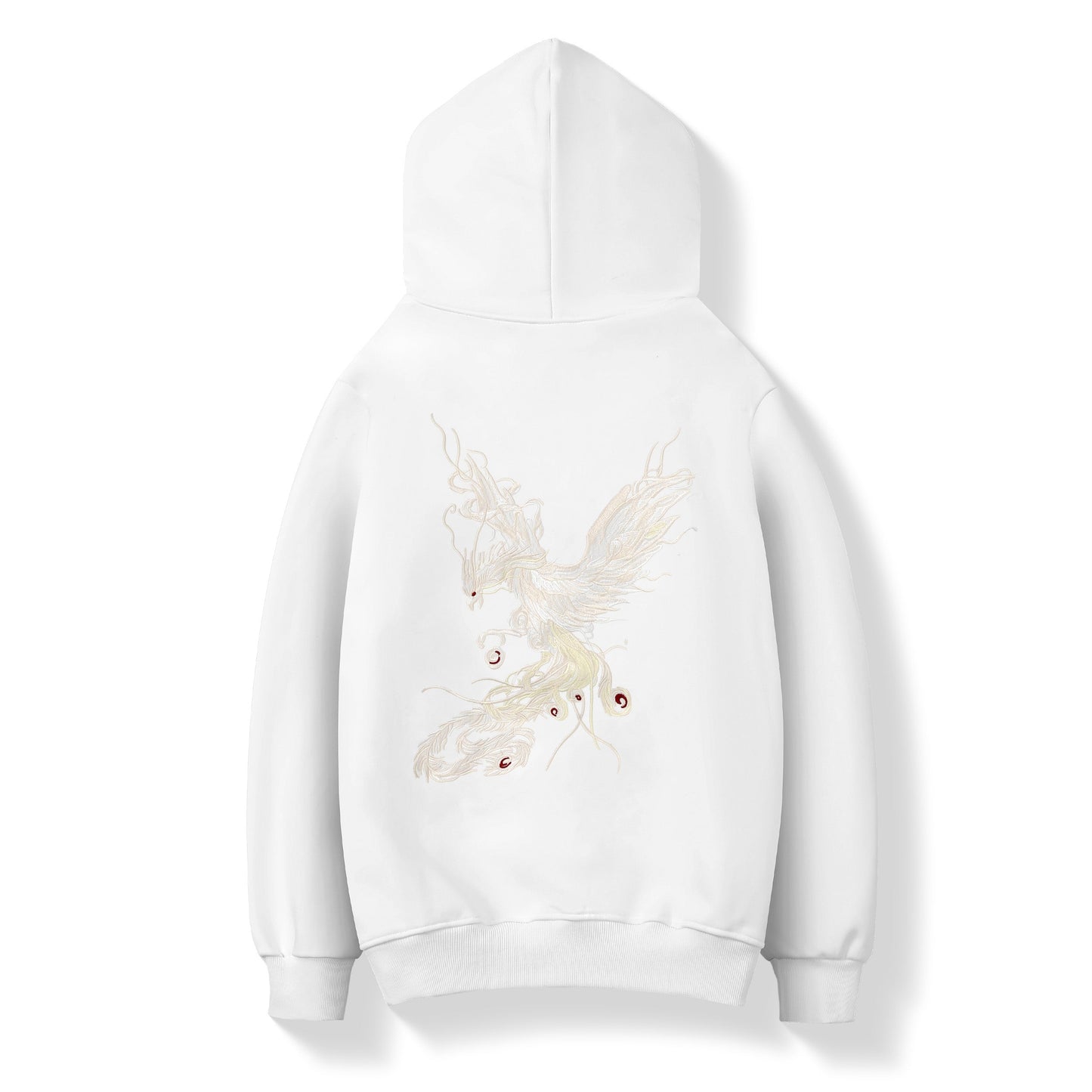Striking Phoenix Embroidery Hoodie
