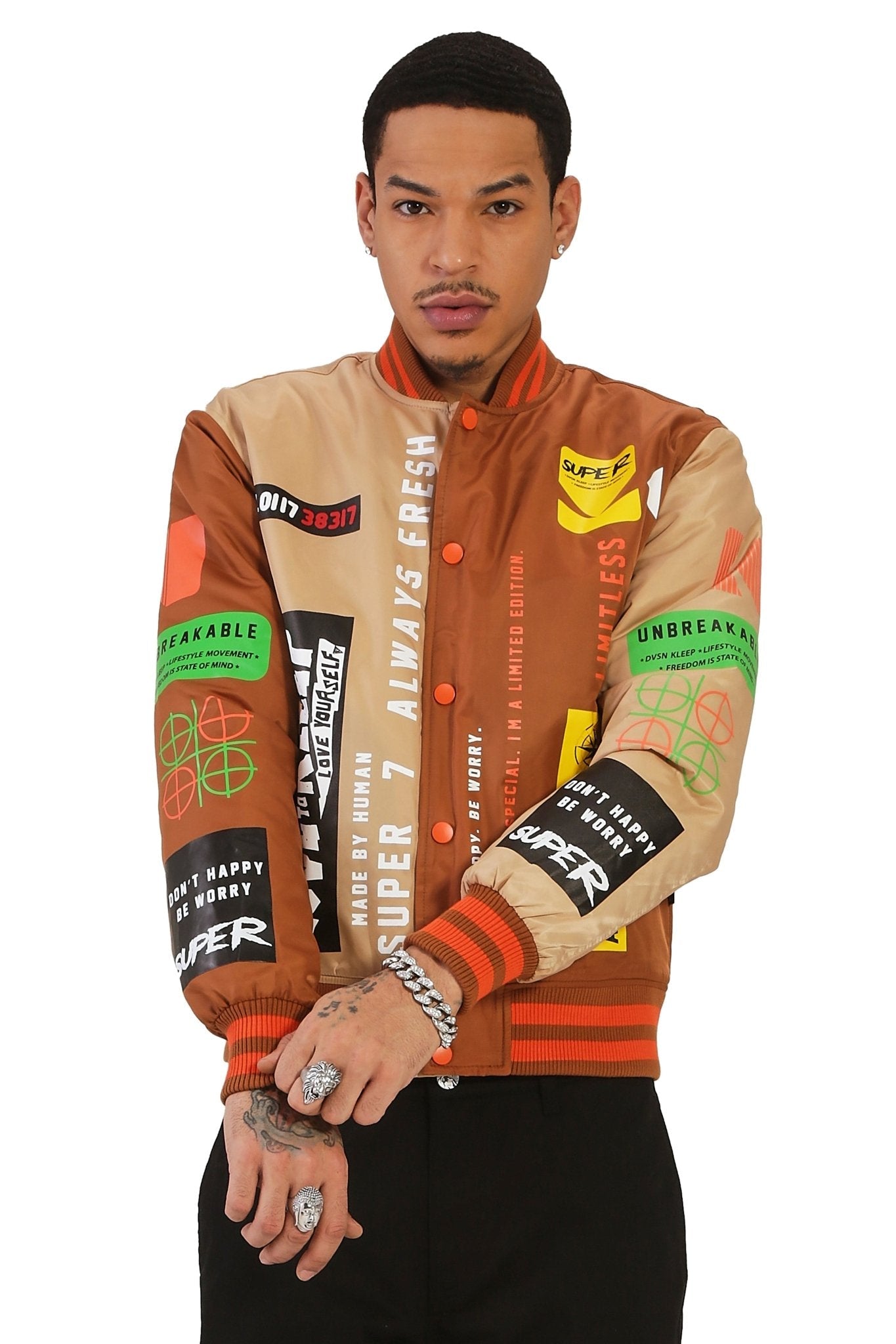 Chloris Padded Nylon Bomber Jacket