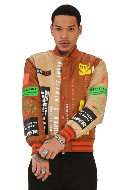 Chloris Padded Nylon Bomber Jacket