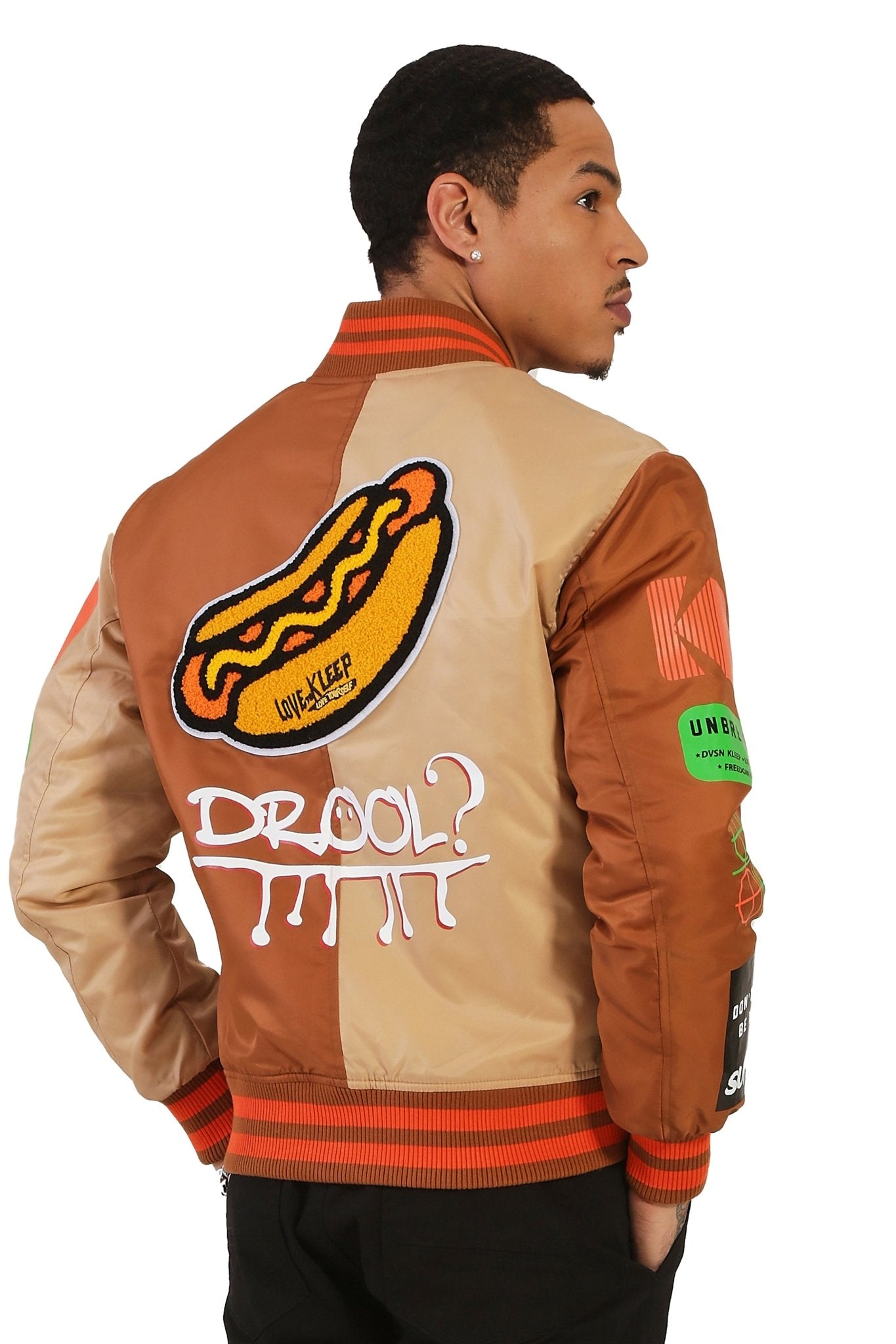 Chloris Padded Nylon Bomber Jacket