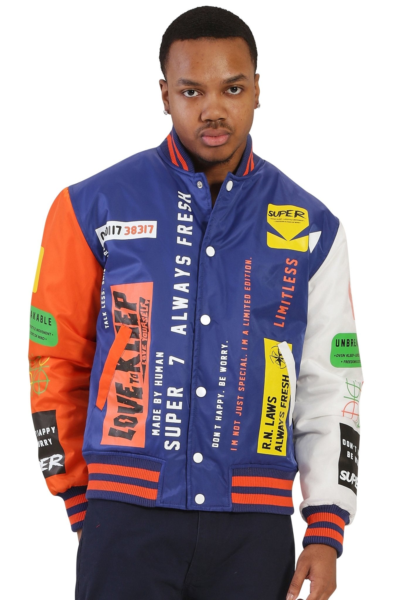 Unnea Padded Nylon Bomber Jacket