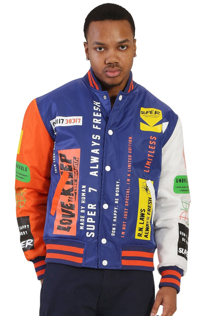 Unnea Padded Nylon Bomber Jacket